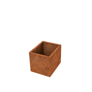 Cortenstaal plantenbak rechthoek compact standaard