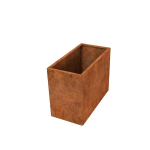 Cortenstaal plantenbak rechthoek middelgroot variant